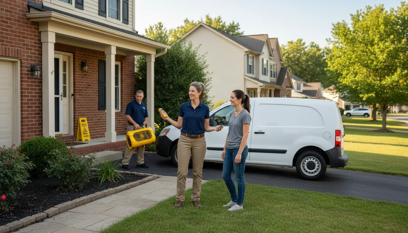 Water restoration image for Flood Water Cleanup, Removal And Restoration Services in Avalon, WI